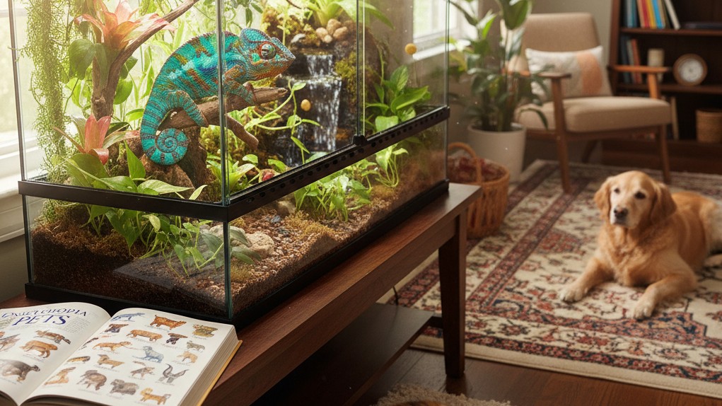Conseils pour la cohabitation avec un caméléon panthère à la maison