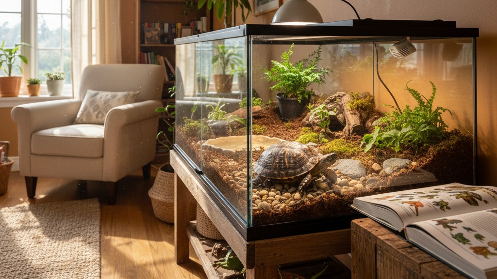 Conseils pour bien vivre avec votre tortue de boîte à la maison