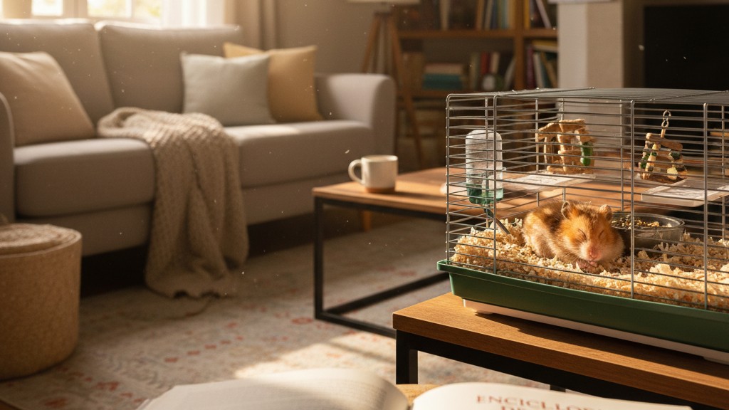 Intégration du hamster doré dans la maison et la famille