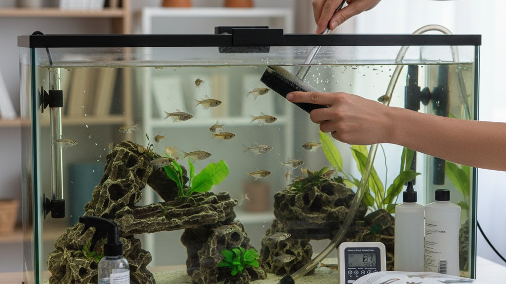 Soins de base et entretien pour le poisson cristal indien