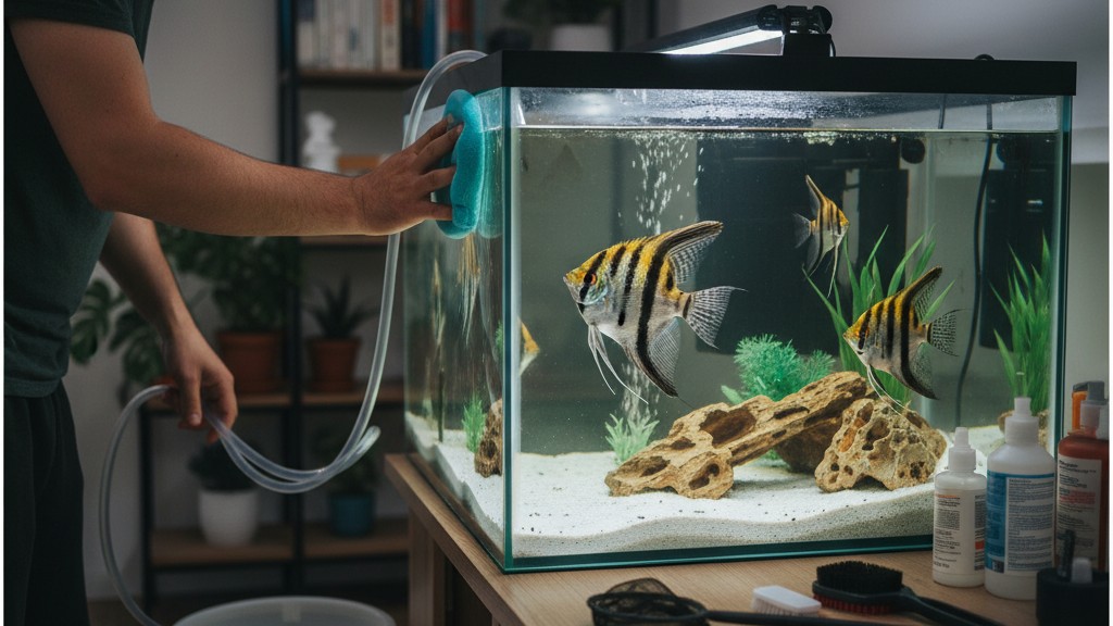 Soins de base et entretien pour le Poisson Ange Tacheté