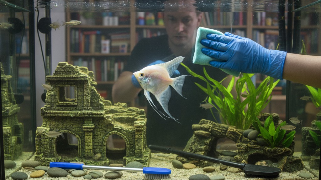 Soins Essentiels pour un Poisson Ange Albinos en Bonne Santé
