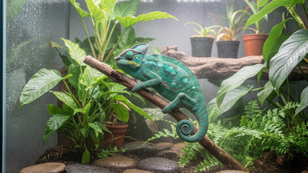 Soins de base pour garder votre caméléon de Parson en bonne santé