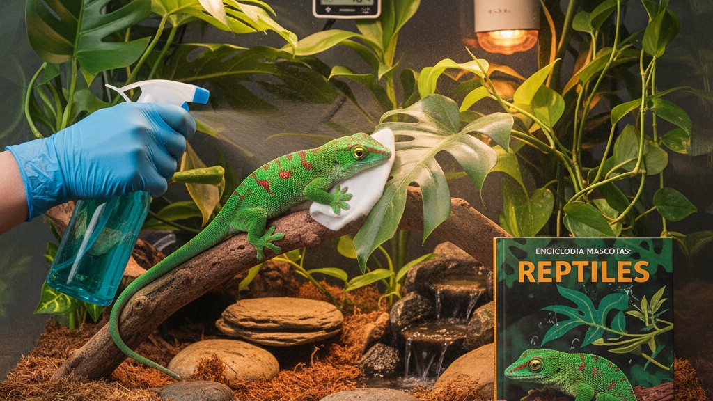 Routine de soins essentiels pour le caméléon de Phelsuma