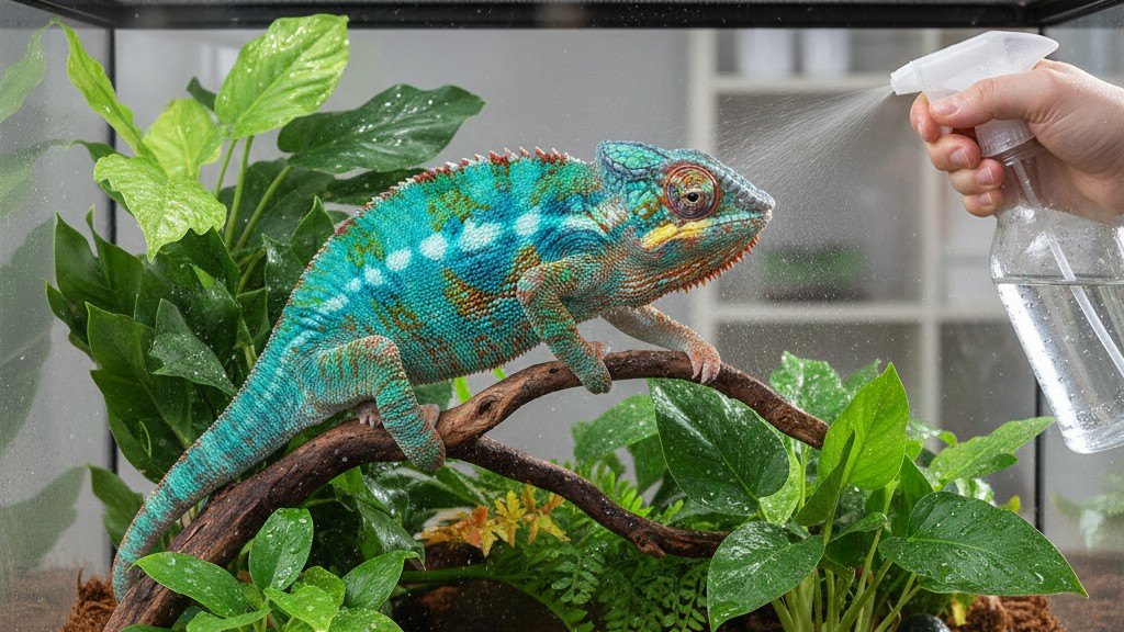 Soins quotidiens essentiels pour le Caméléon panthère