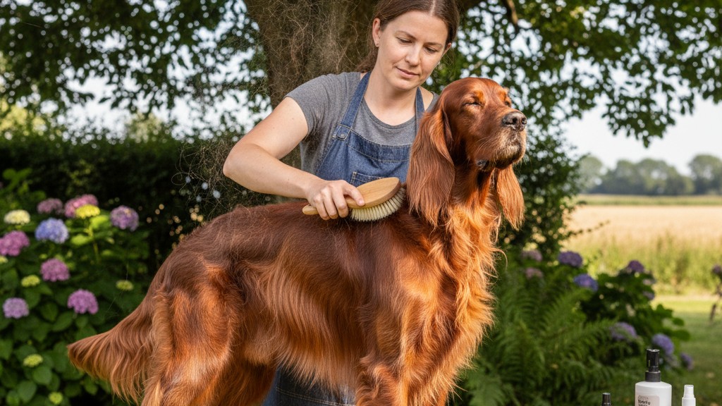 Soins essentiels pour le bien-être du Setter Irlandais Rouge