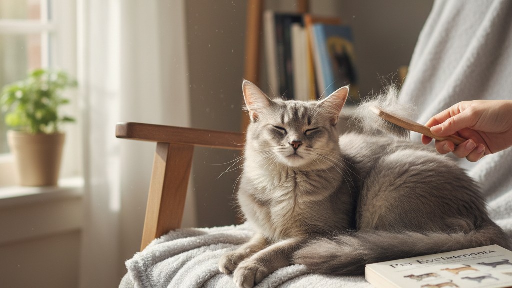 Routine de soins de base pour le chat Nebelung