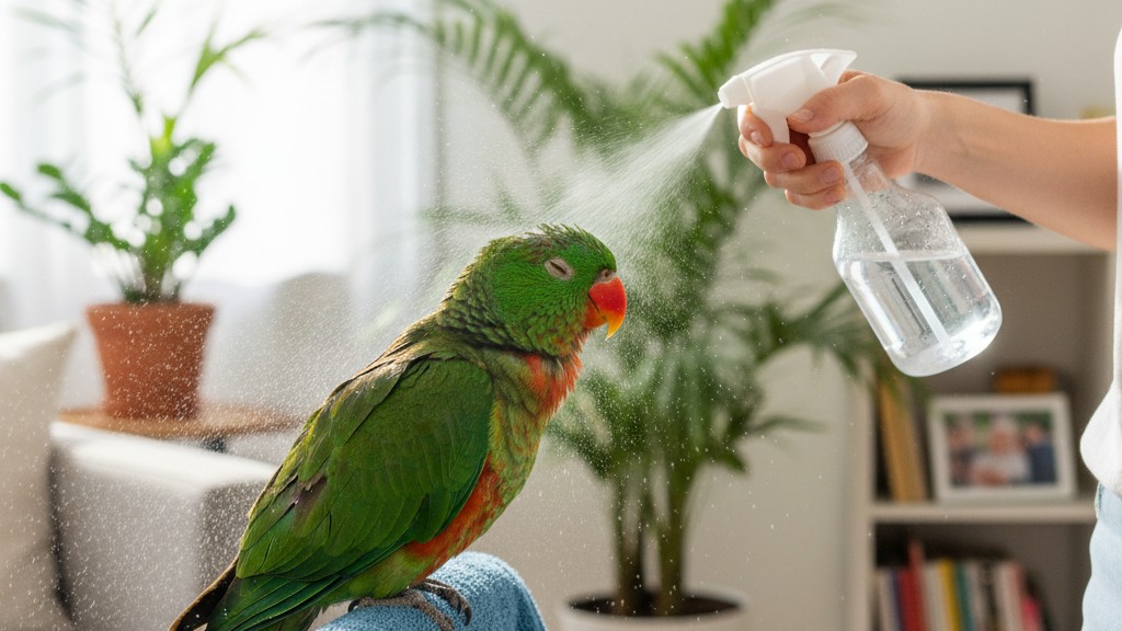 Soins de base et routine quotidienne pour le Loro Eclectus