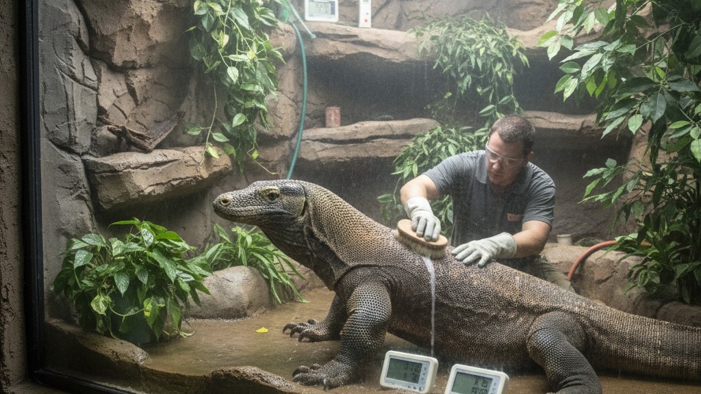 Soins essentiels pour le bien-être du Dragon de Komodo