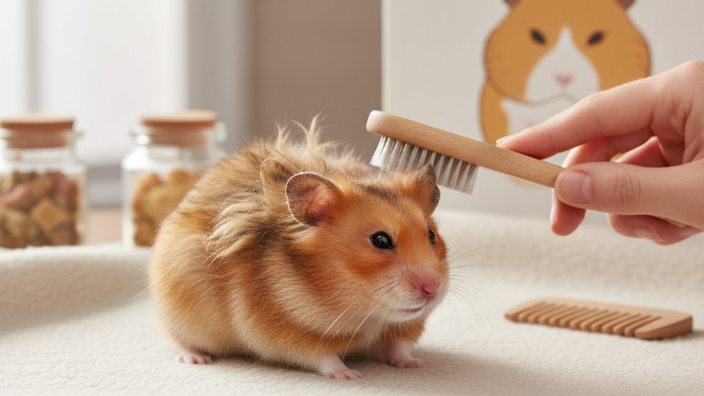 Routine de soins essentiels pour le hamster doré