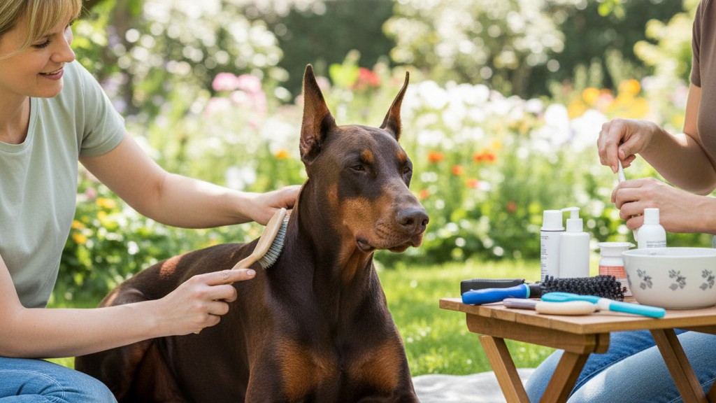 Soins quotidiens et routines pour garder votre Doberman en bonne santé
