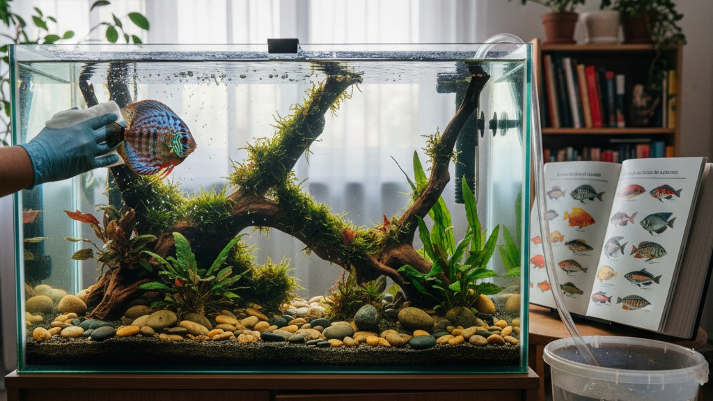 Soins essentiels pour un poisson Disco en bonne santé et épanoui