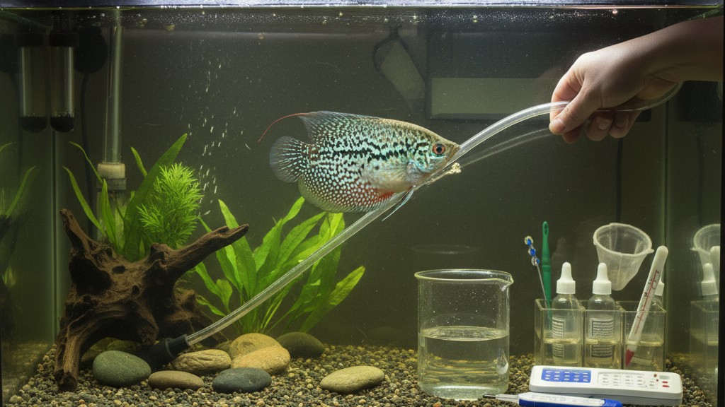 Soins essentiels pour le bien-être du Gourami perla à domicile