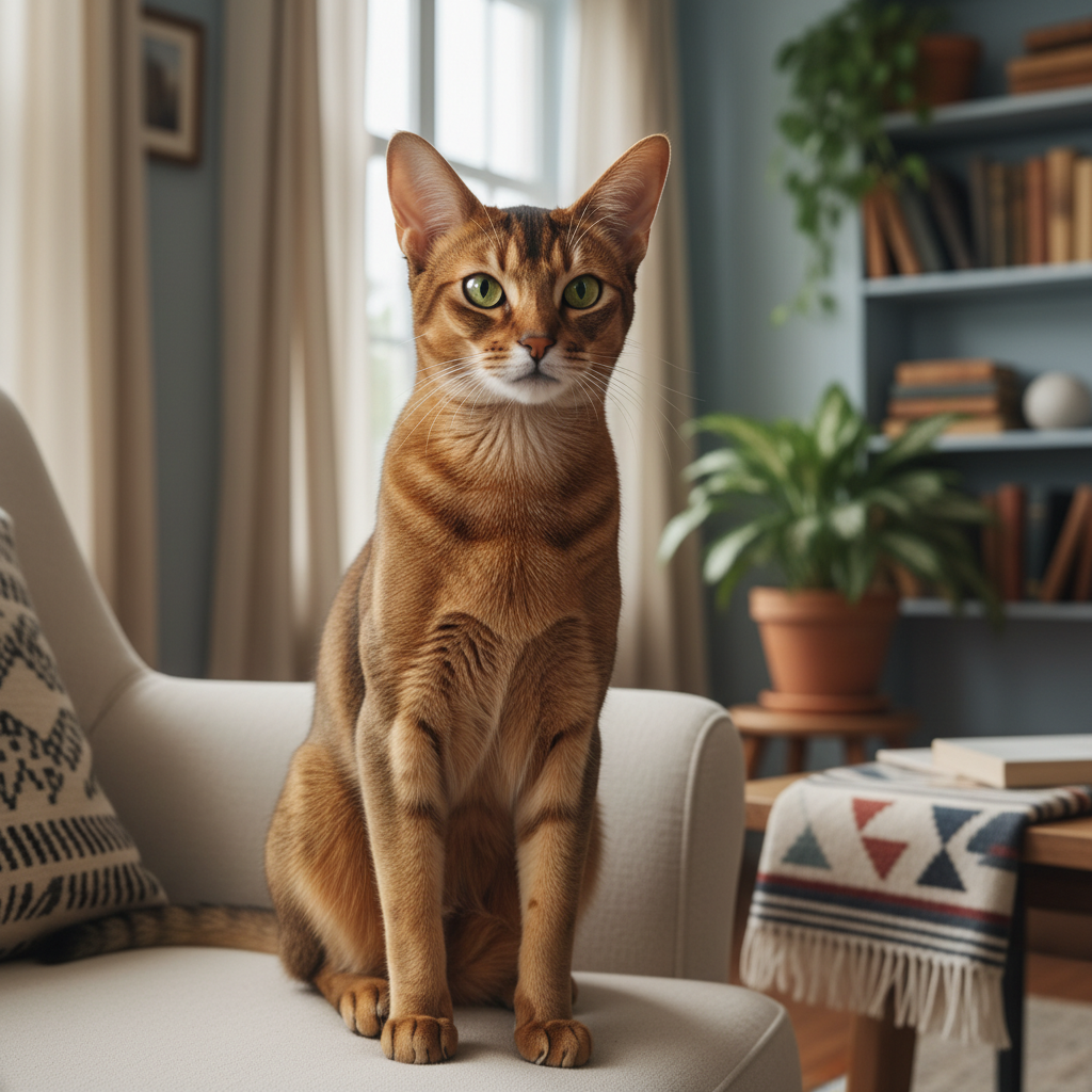 Abisinio : un chat actif et élégant au passé millénaire