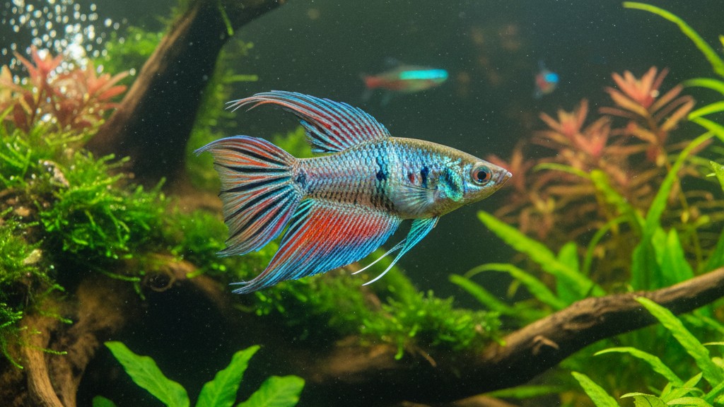 Découvrez le poisson paradis : origine, taille et caractère