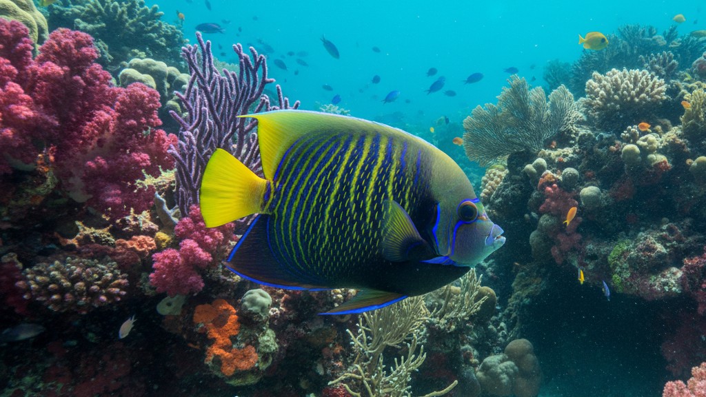Caractéristiques et origine du Poisson Ange Empereur