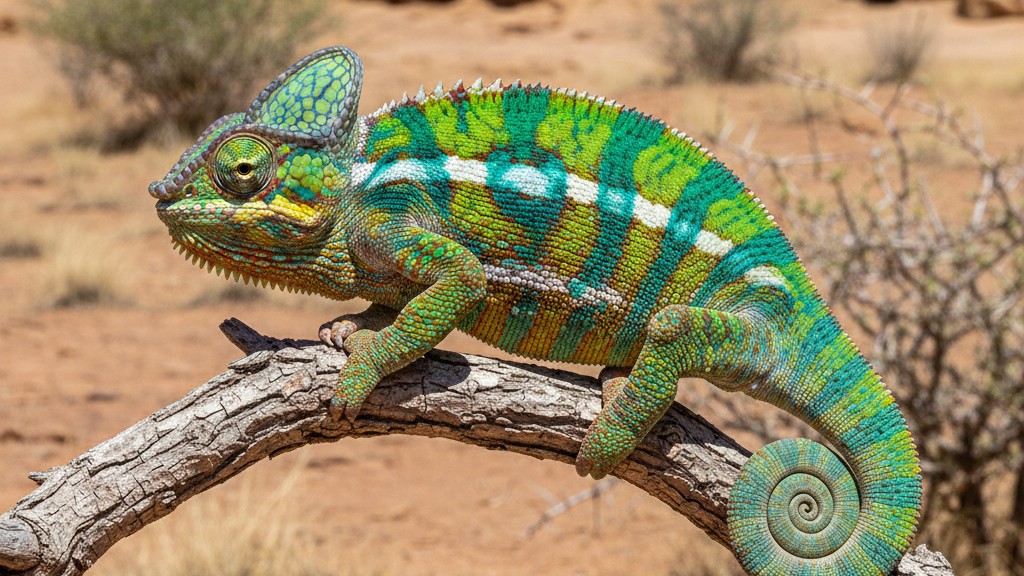 Découvrez le caméléon du Yémen : origine et caractéristiques