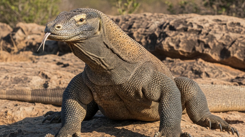 Découvrez le Dragon de Komodo : un reptile géant et fascinant