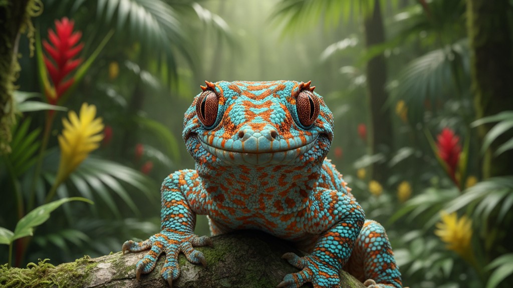 Découvrez le gecko tokay : origine, taille et caractère