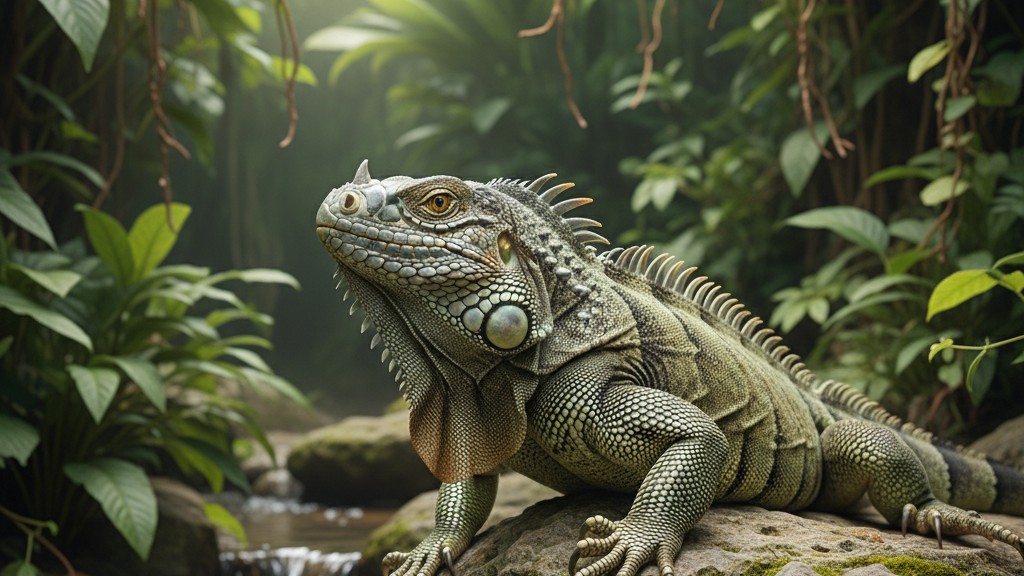 Découvrez l'iguane rhinocéros : origine, taille et caractère