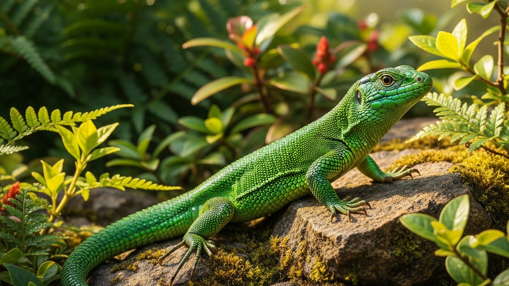 Découvrez le lézard vert : caractéristiques et origine