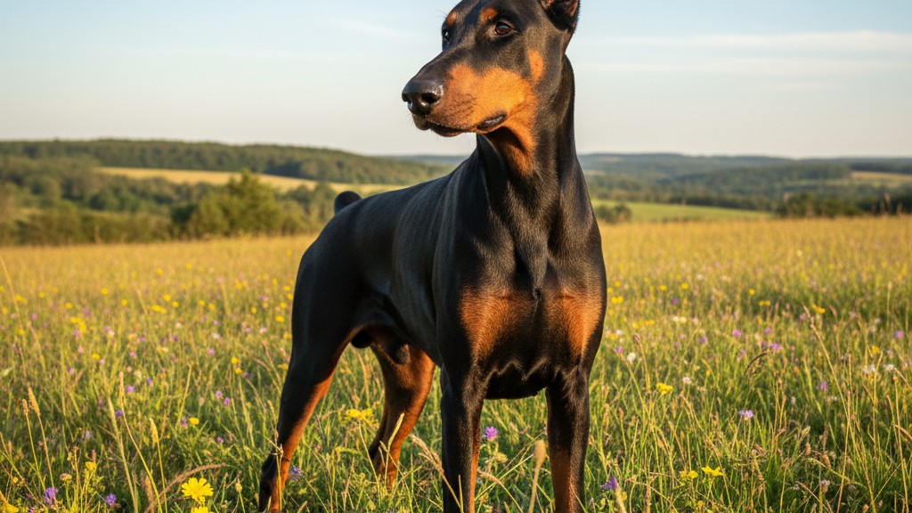 Doberman : caractéristiques et origine de cette race élégante et énergique