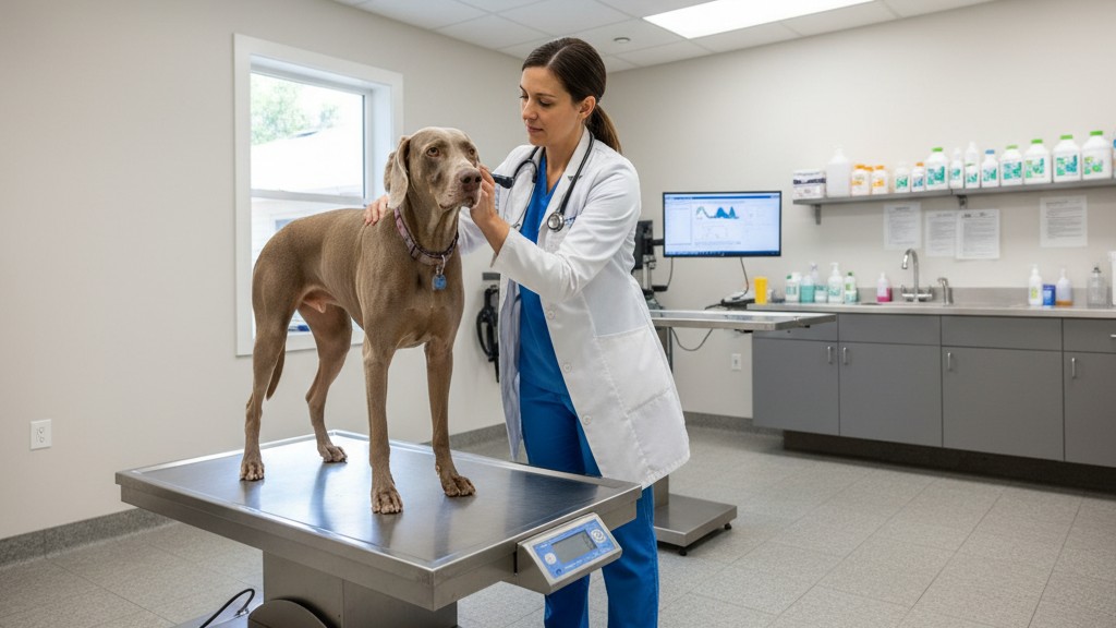Santé et prévention chez le Weimaraner : soins vétérinaires essentiels