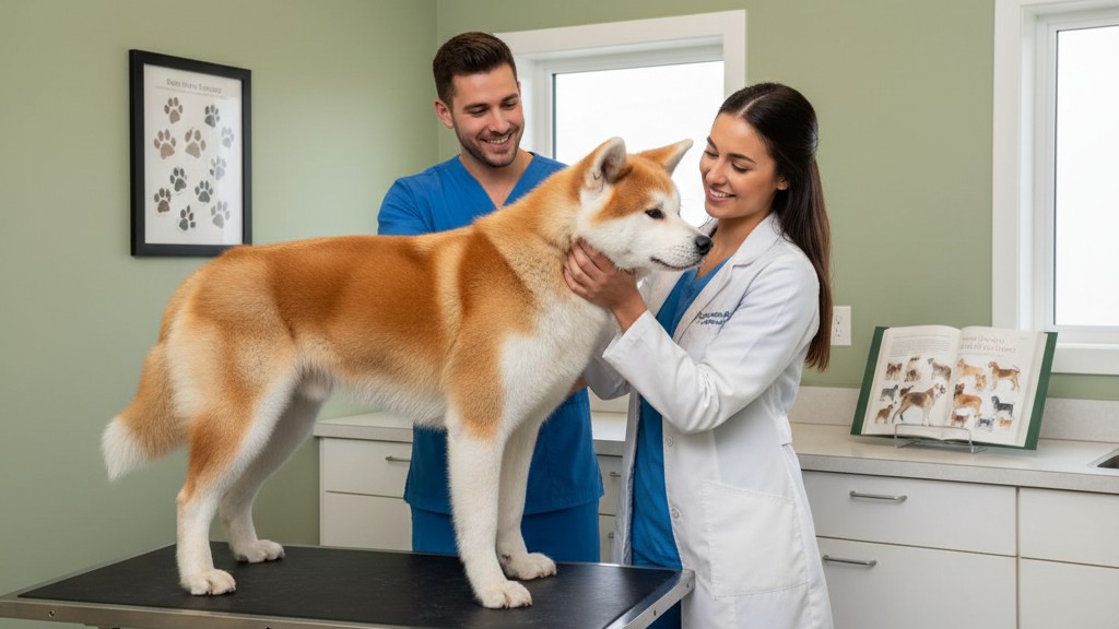 Santé et prévention : soins essentiels pour l'Akita