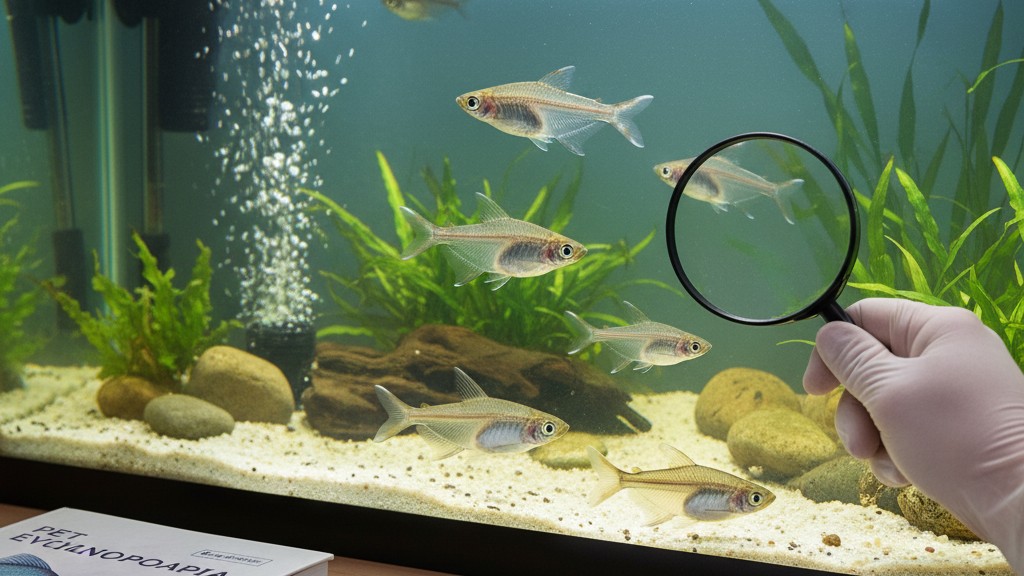 Prévention et soins pour la santé du poisson cristal indien