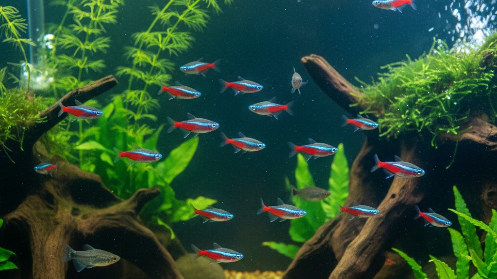 Soins et santé de base pour un Neon tetra en bonne santé