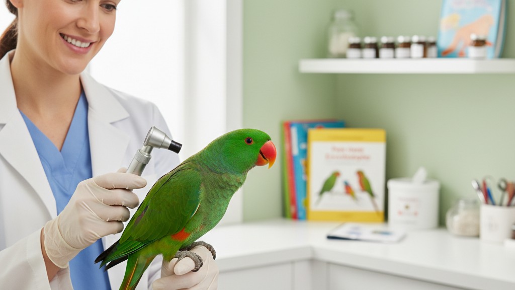 Santé et bien-être du Perro Eclectus Vert : prévention et soins de base