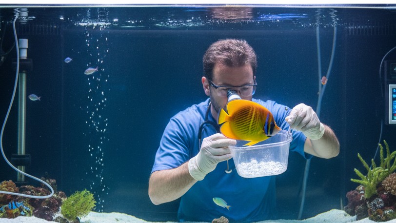 Soins de santé et prévention pour le Poisson Ange Papillon