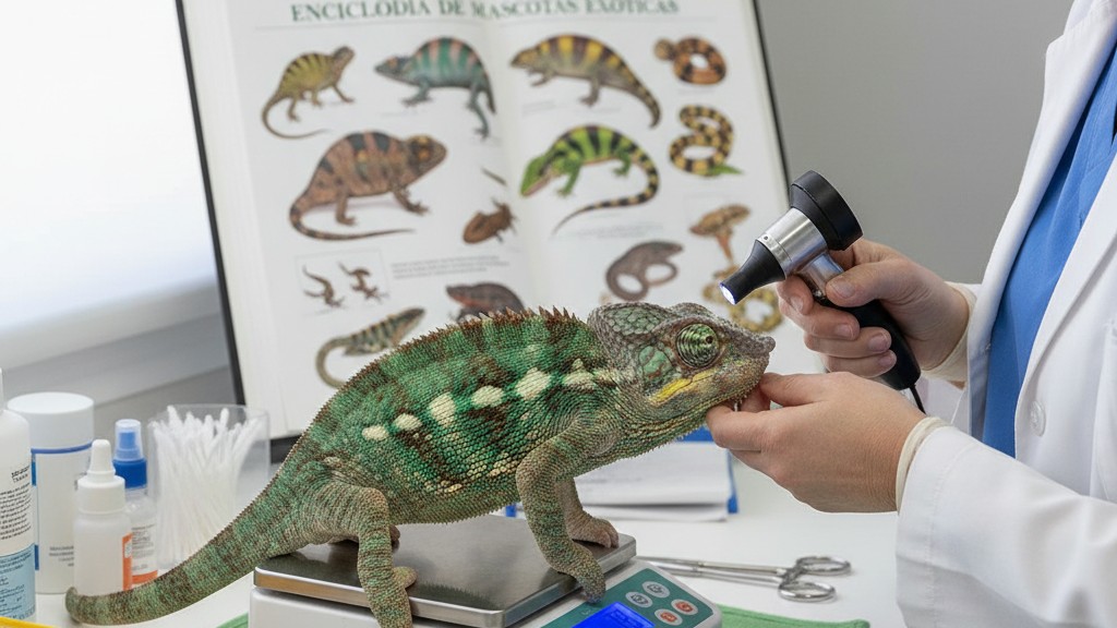 Soins de santé et prévention pour le Caméléon de Meller