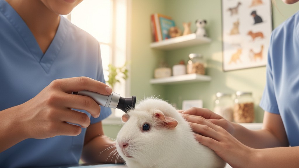 Santé et bien-être : soins préventifs pour la cobaye White Crested