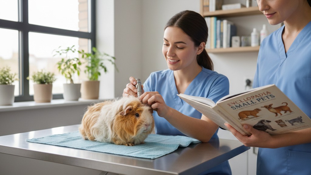 Prévention et soins de santé du cobaye Merino