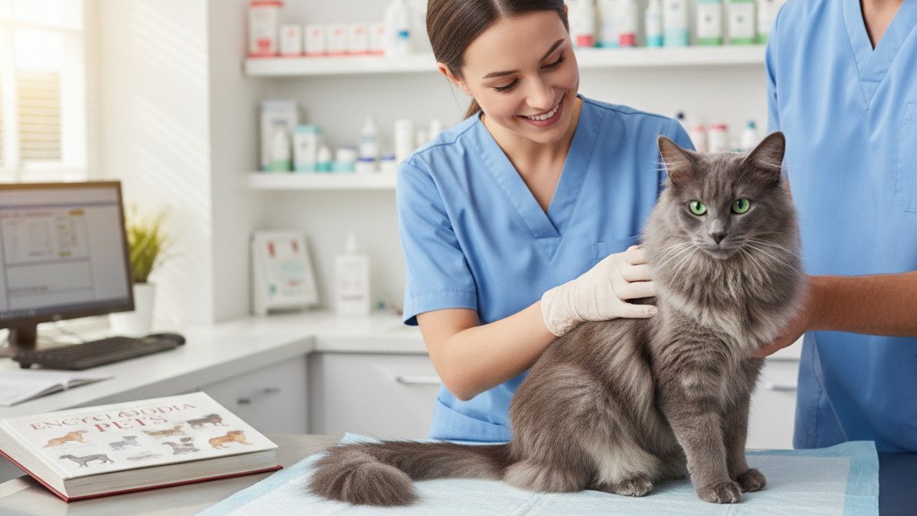 Soins de santé et prévention pour le chat Nebelung