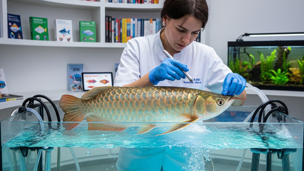Soins et prévention pour la santé de l'Arowana