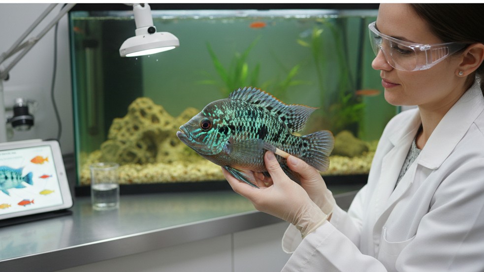 Soins et prévention santé pour le cichlidé Jack Dempsey