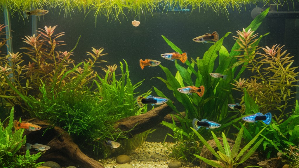 Soins de santé de base pour le guppy Endler