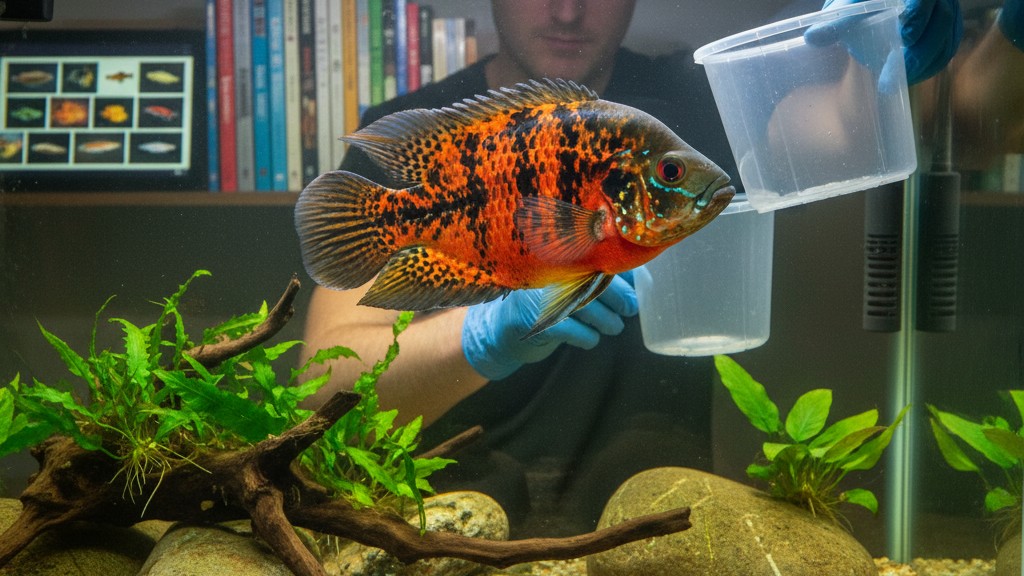 Soins de santé et prévention pour le poisson Oscar