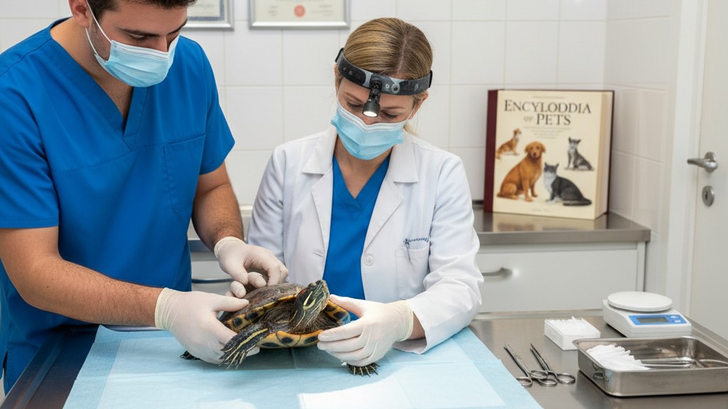Santé et soins préventifs pour tortues à oreilles rouges