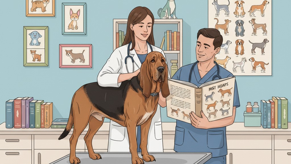 Soins et santé courants du Bloodhound