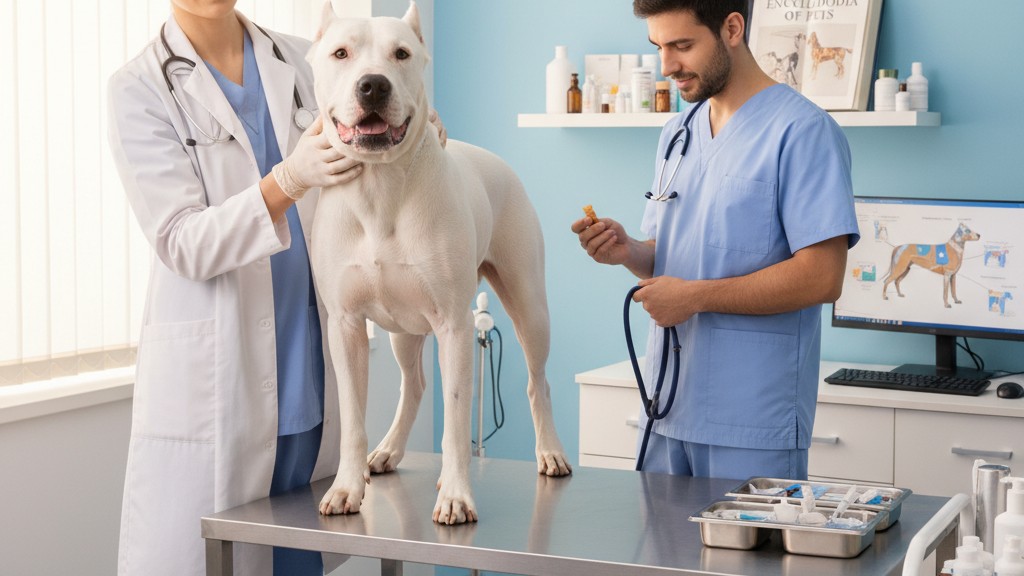 Santé et prévention pour un Dogo Argentino en pleine forme