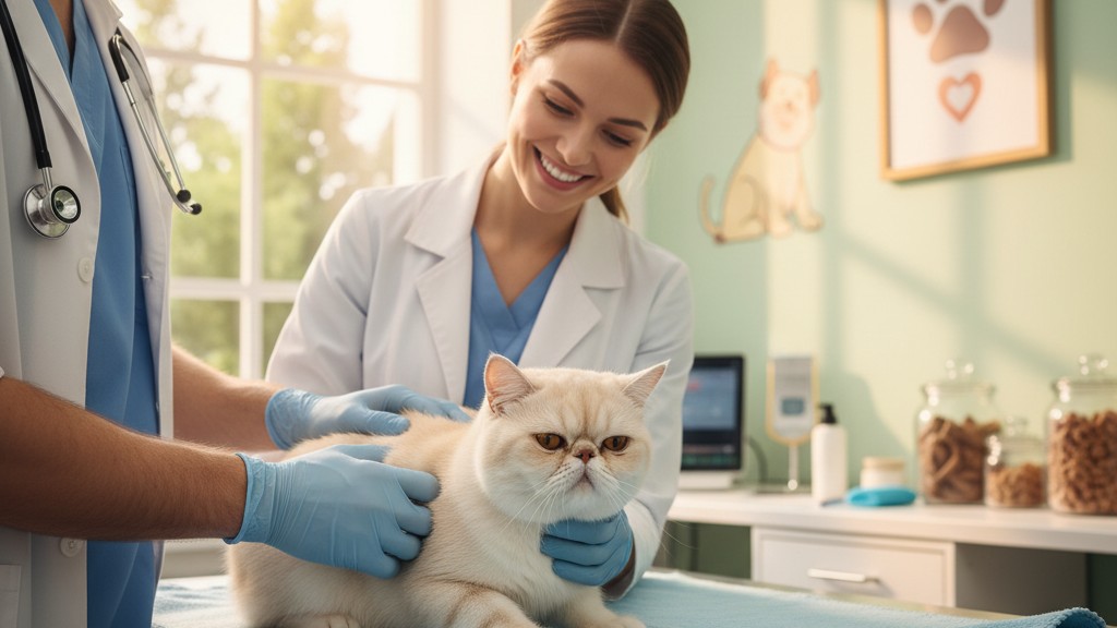 Santé et prévention pour un Exotique à poil court en pleine forme