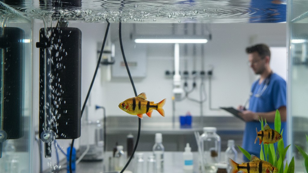Santé et prévention pour un Barbo tigre robuste