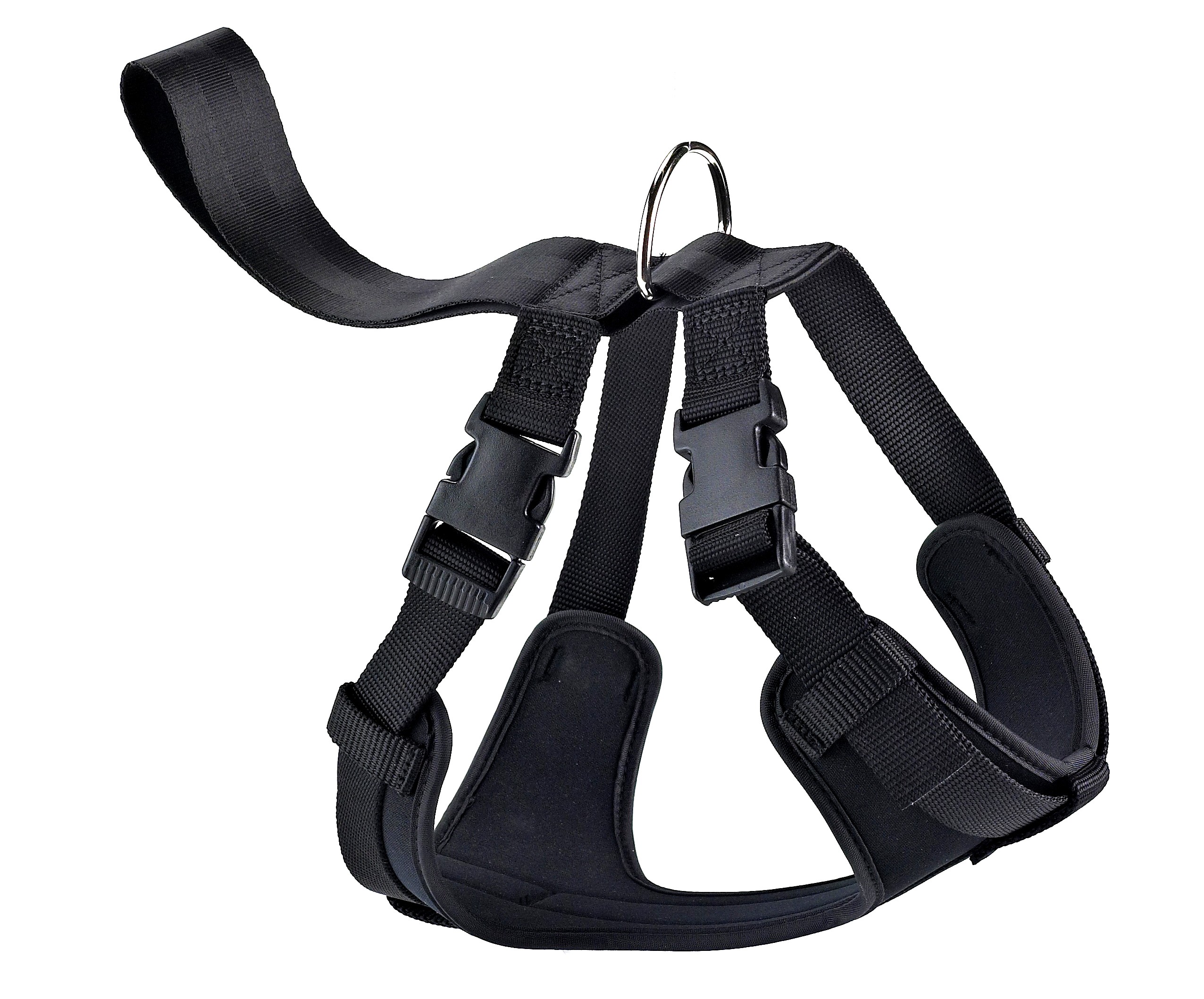 Harnais nylon sécurité et promenade M pour chiens moyens