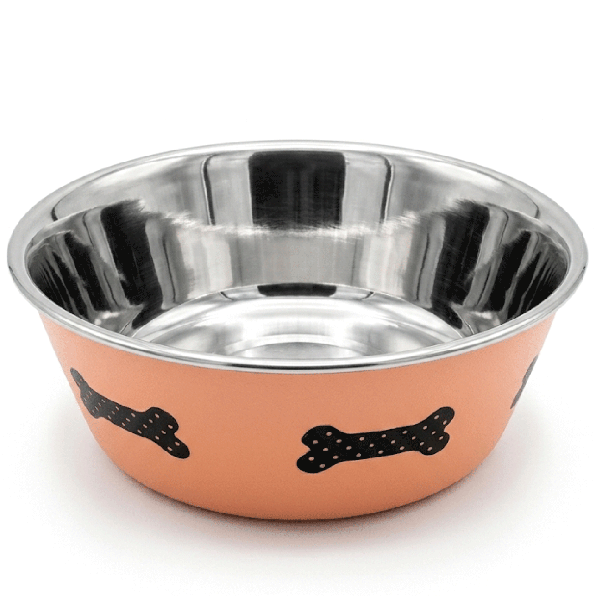 Gamelle en acier inoxydable Moly pour chats 14,5 cm avec base antidérapante