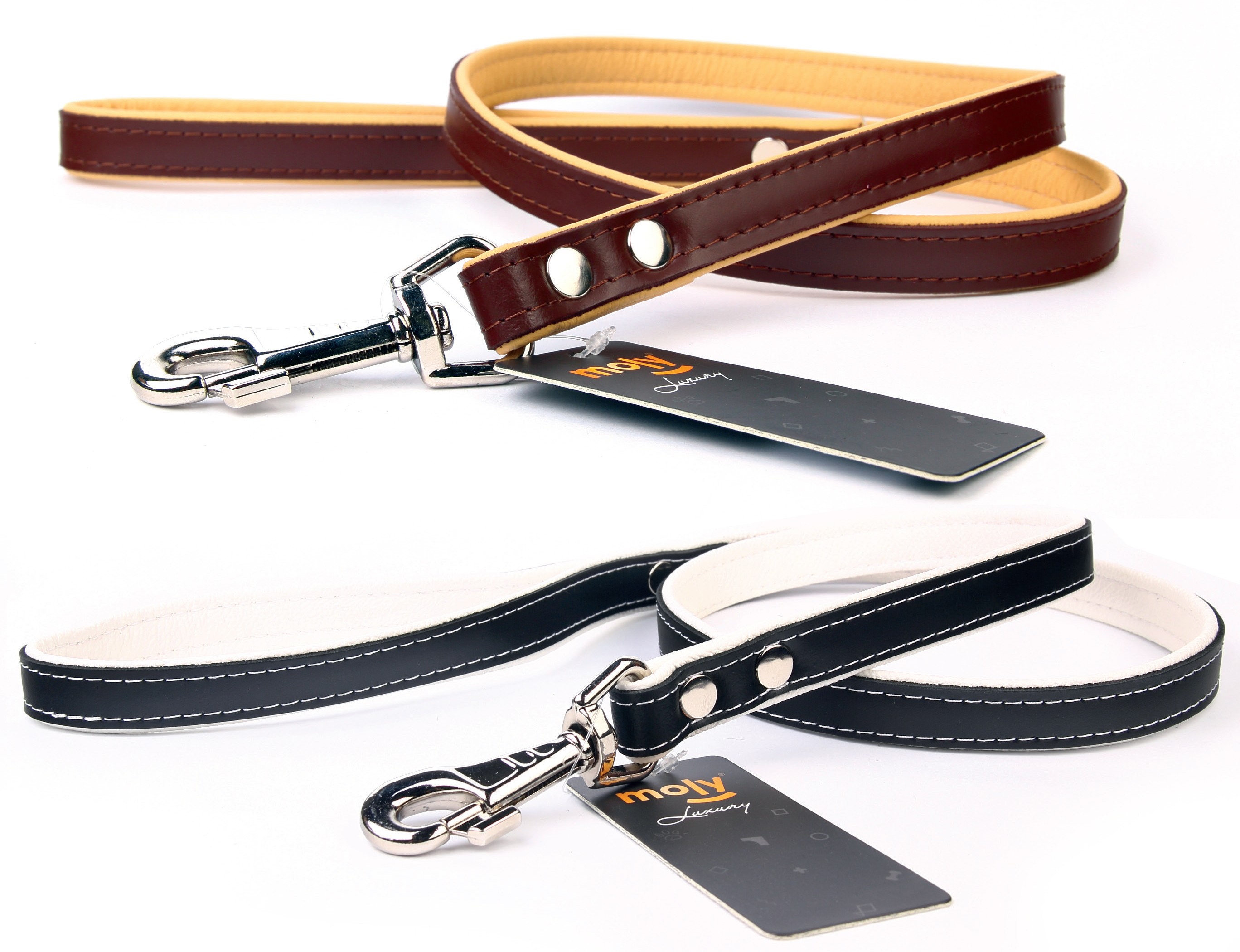Laisse cuir luxury 120 cm