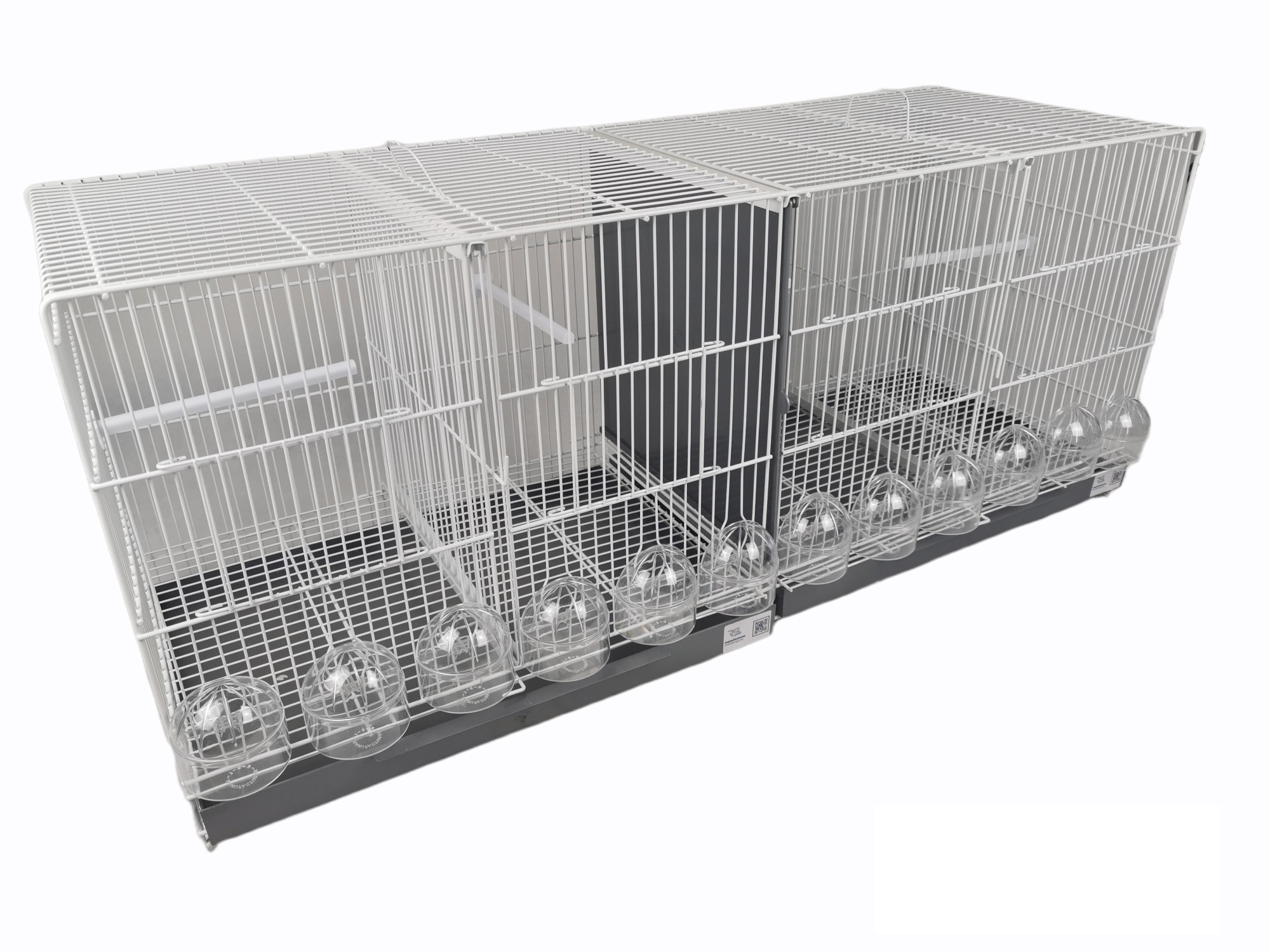 Cage d'élevage 1 mètre blanche