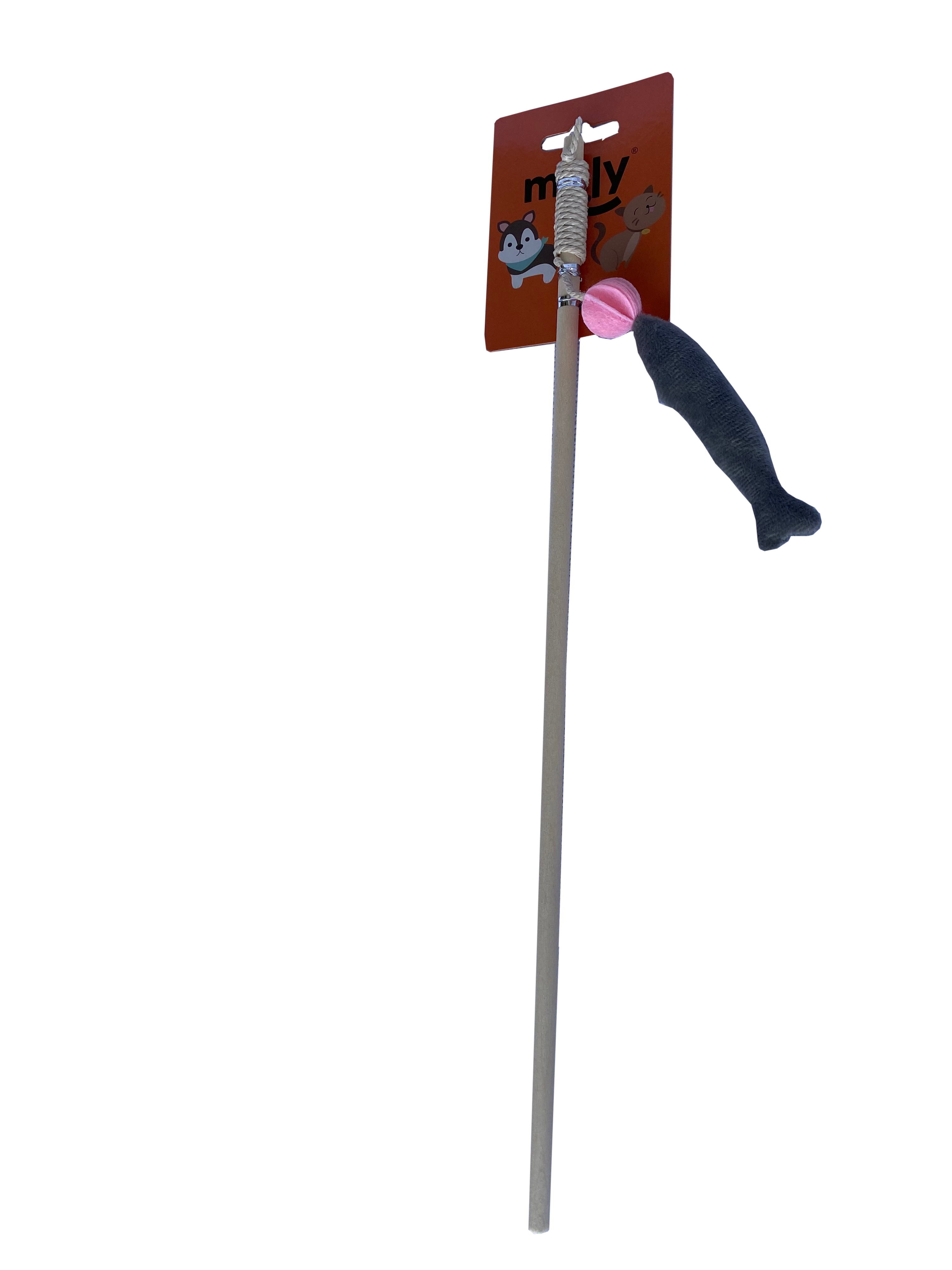 Jouet Canne Interactive 40 cm avec Poissonnet